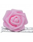 20 sztuk 6cm Pretty Rose pianka pe sztuczna główka kwiatu dla diy bukiet ślubny Garland kula z kwiatów prezent pudełko do dekora