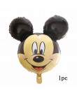 12 sztuk Mickey Minnie Mouse gwiazdkowe balony z helem dla dzieci dekoracja urodzinowa Baby Shower 1st urodziny lateksowe zabawk