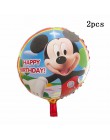 12 sztuk Mickey Minnie Mouse gwiazdkowe balony z helem dla dzieci dekoracja urodzinowa Baby Shower 1st urodziny lateksowe zabawk