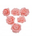 20 sztuk 6cm Pretty Rose pianka pe sztuczna główka kwiatu dla diy bukiet ślubny Garland kula z kwiatów prezent pudełko do dekora