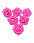 20 sztuk 6cm Pretty Rose pianka pe sztuczna główka kwiatu dla diy bukiet ślubny Garland kula z kwiatów prezent pudełko do dekora