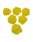 20 sztuk 6cm Pretty Rose pianka pe sztuczna główka kwiatu dla diy bukiet ślubny Garland kula z kwiatów prezent pudełko do dekora