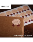 Ibsisi life 100 sztuk Hand Made Seal papierowa naklejka na boże narodzenie ślub cukierki pakowanie ciastek torba Box DIY akcesor