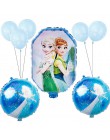 9 sztuk/zestaw Baby shower foliowe balony dla dziewczynek Disney mrożone księżniczka elza balon dekoracje na imprezę urodzinową 