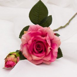 Dekoracje ślubne wysokiej jakości sztuczne kwiaty żywe róże w dotyku przypominające prawdziwe sztuczny jedwabny kwiat panna młod