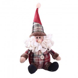 Prezenty słodkie boże narodzenie santa Claus lalka łoś bałwan zabawki boże narodzenie drzewo wiszący ornament dekoracji do domu 