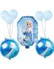 9 sztuk/zestaw Baby shower foliowe balony dla dziewczynek Disney mrożone księżniczka elza balon dekoracje na imprezę urodzinową 