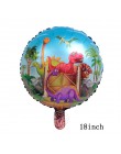 1 sztuk 4D balon w kształcie dinozaura folia stojący zielony dinozaur czerwony smok urodziny deco zaopatrzenie firm chłopiec dzi