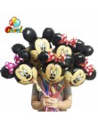 10 sztuk dekoracje na imprezę urodzinową dla dzieci z balonów foliowych Mickey Minnie przyjęcie balon dostarcza ślub wystrój bab