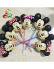 10 sztuk dekoracje na imprezę urodzinową dla dzieci z balonów foliowych Mickey Minnie przyjęcie balon dostarcza ślub wystrój bab