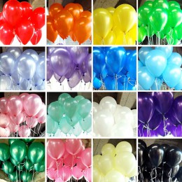 10 sztuk/partia 10 cal perły lateksowe balony Wedding Party Decoration nadmuchiwane piłki powietrza Happy na urodziny i bocianko