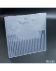 New Arrival księga gości w kształcie serca kwiat chmura motyl projekt DIY cięcie papieru umiera Scrapbooking plastikowe tłoczeni