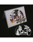 Crazyclown choinka bożonarodzeniowa DIY zwierząt Deer ramki metalowe wykrojniki Scrapbooking tworzenie kartek Album wzornik wytł