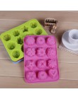 Formy do pieczenia ciast silikonowe do mydła formy 3D czekoladowe dostarcza 12 otwór blacha do pieczenia taca formy do wyrobów s
