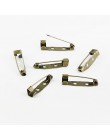 10 sztuk Metal agrafki 15/20/25/30/35mm broszka złącza blokada na Pin biżuteria złoto/srebrne półfabrykaty dla DIY odzież zapasy