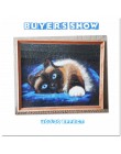 EverShine diamentowe hafty kot diamentowe obrazy dżetów diamentowe mozaiki sprzedaż pełne diamentowe kwadraciki sztuki zwierząt
